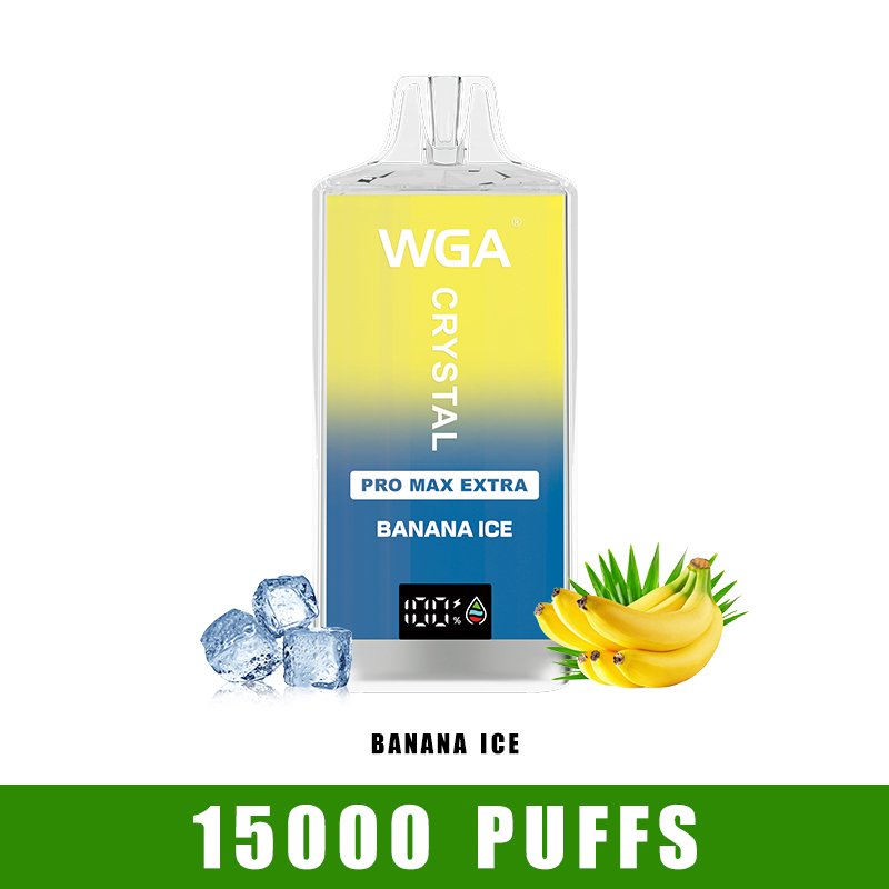 BANANA ICE 15000 Puffs Crystal  Disposable Vape