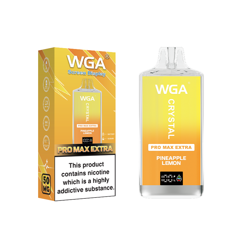 Pineapple-Lemon 15000 Puffs Crystal  Disposable Vape