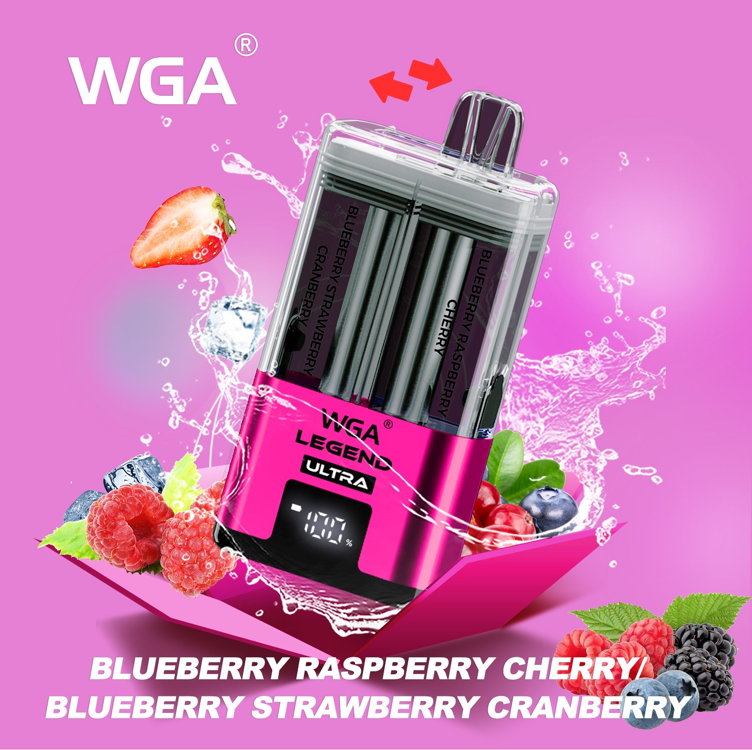 BLUEBERRY RASPBERRY CHERRY-BLUEBERRY STRAWBERRY CRANBERR 30000PUFFS 